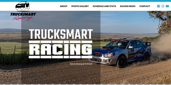 trucksmartracing.com homepage screenshot