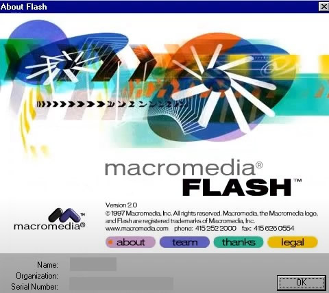 Macromedia now Adobe Flash